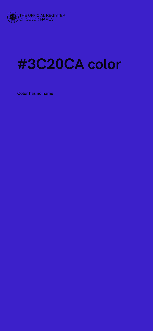 #3C20CA color image