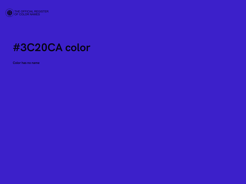 #3C20CA color image