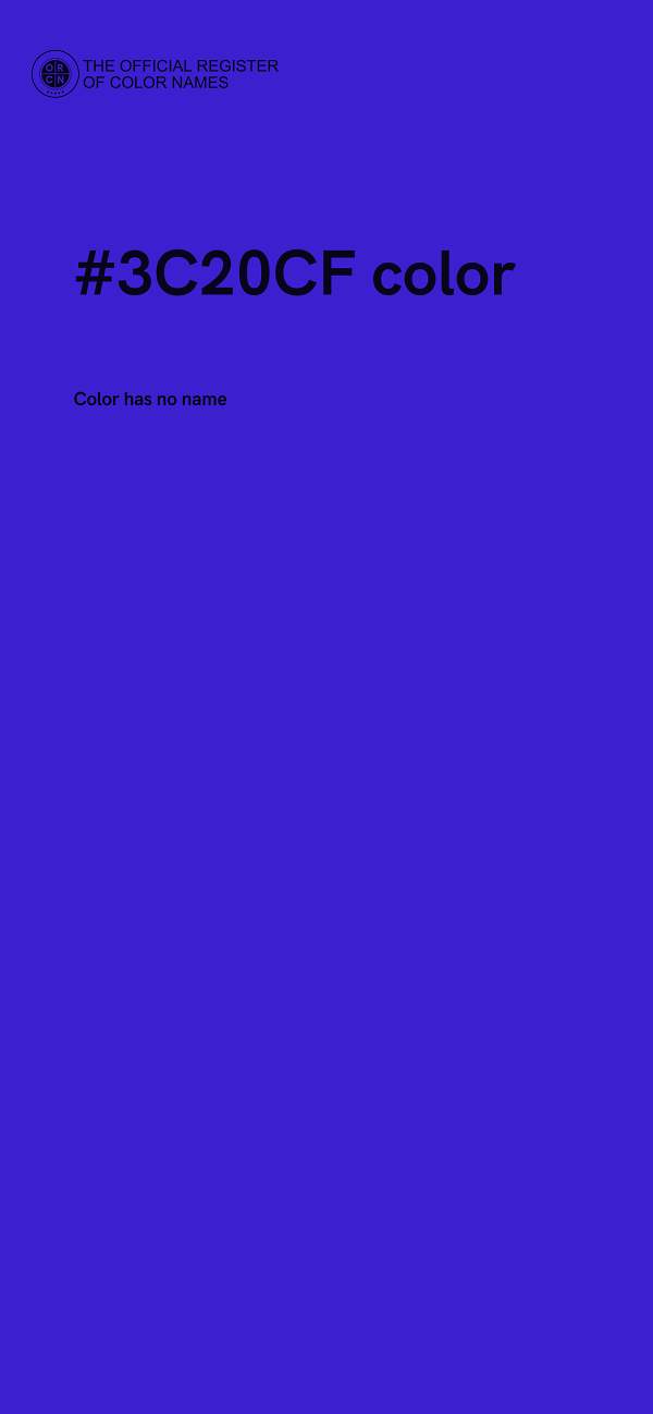#3C20CF color image