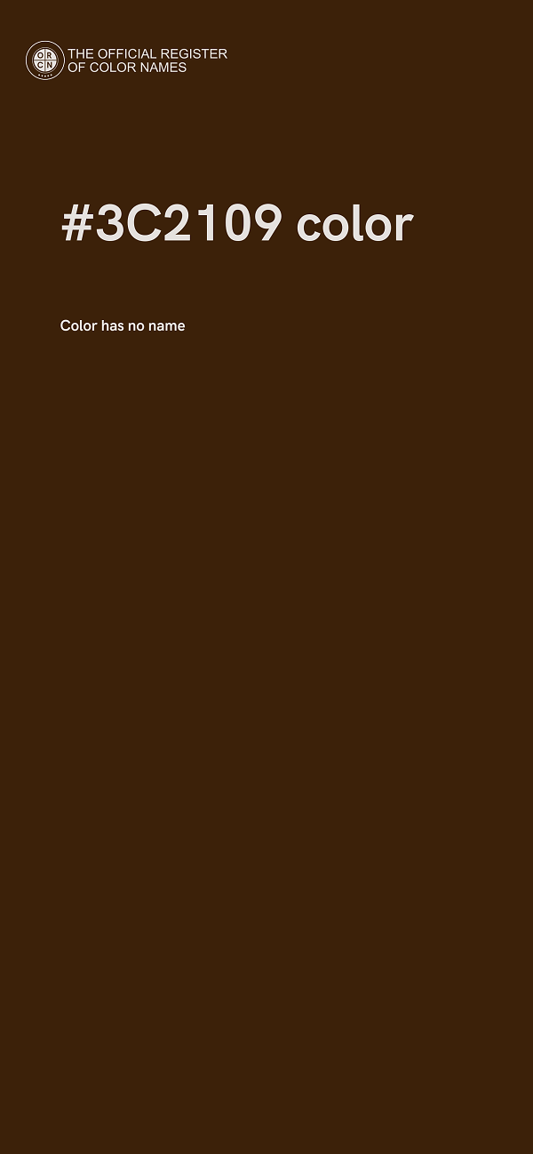 #3C2109 color image
