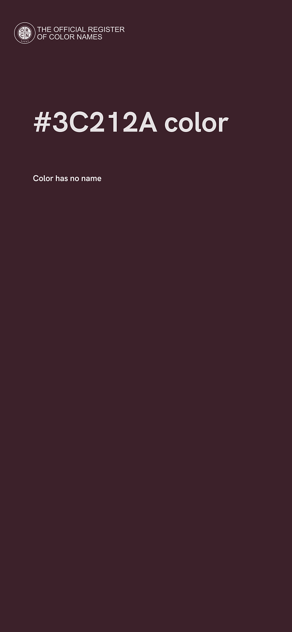 #3C212A color image