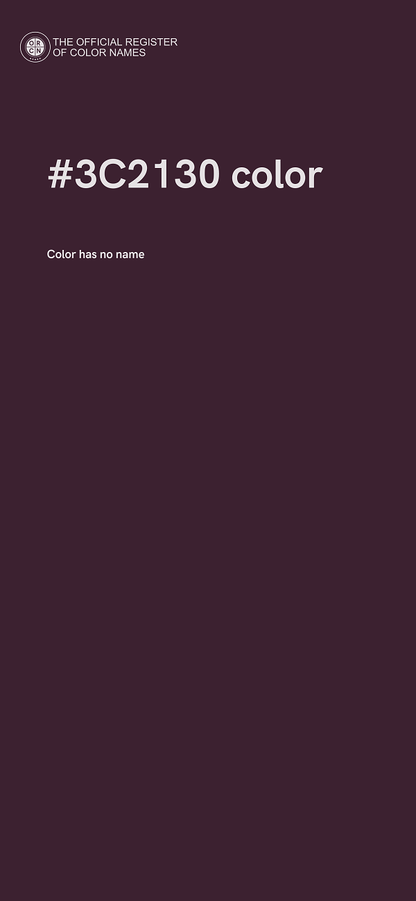 #3C2130 color image