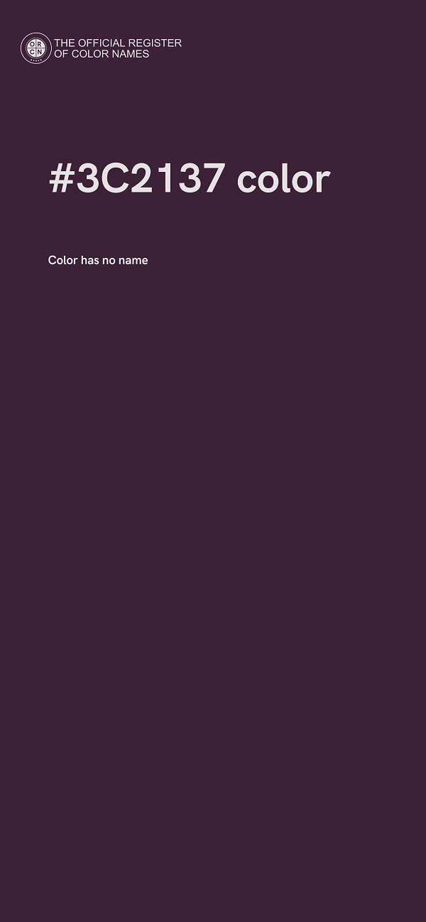 #3C2137 color image
