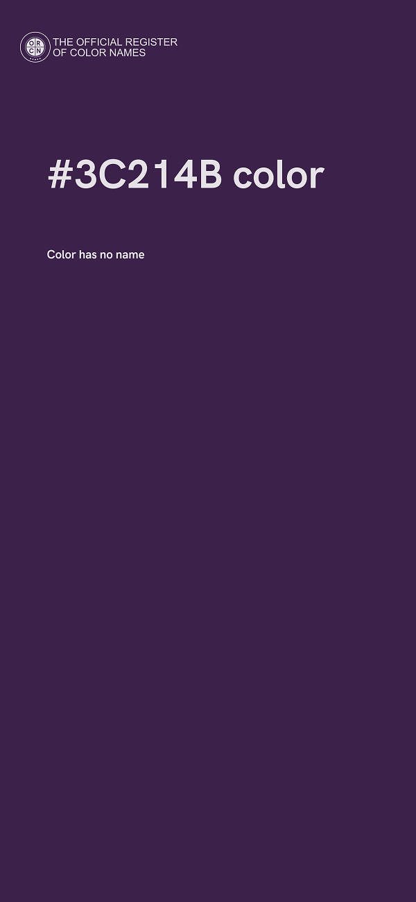 #3C214B color image