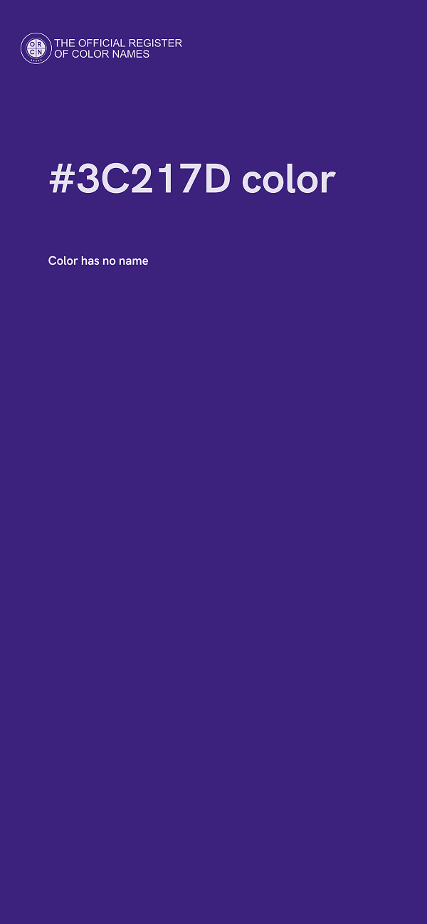 #3C217D color image