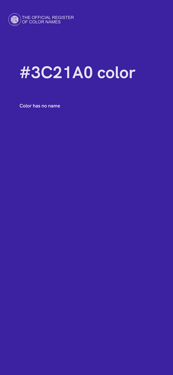 #3C21A0 color image