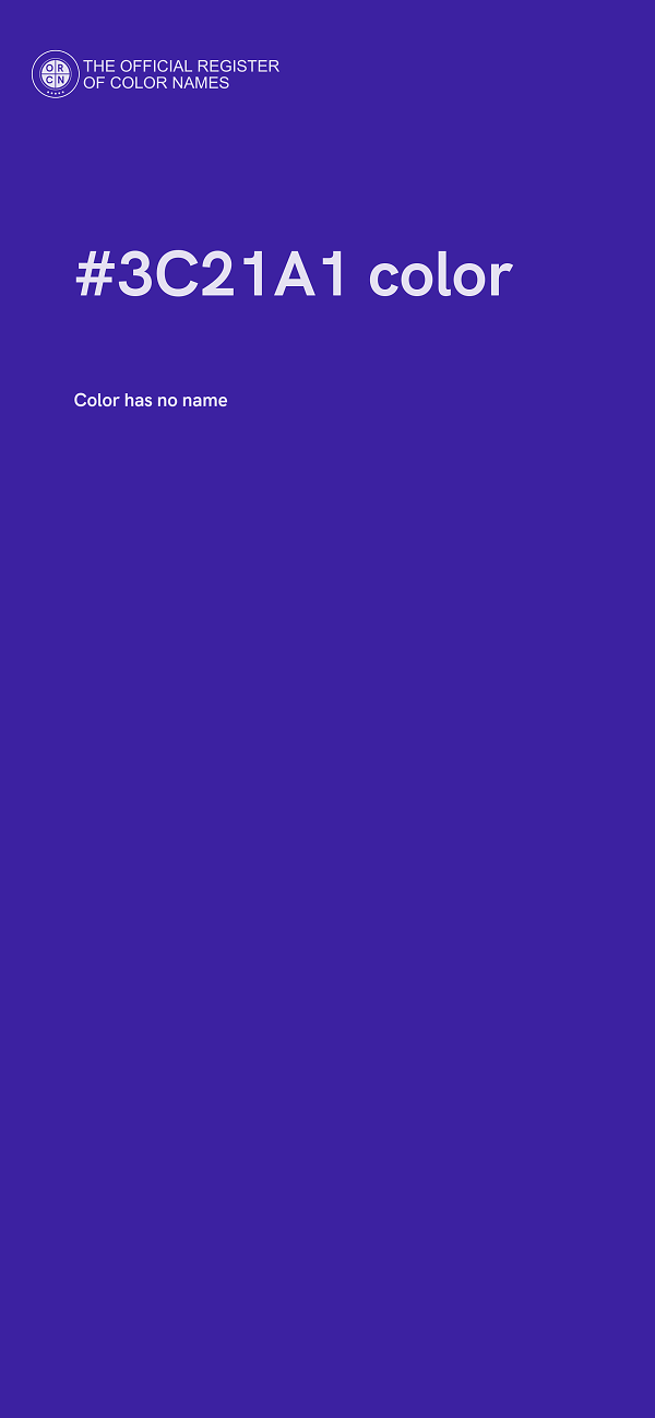#3C21A1 color image