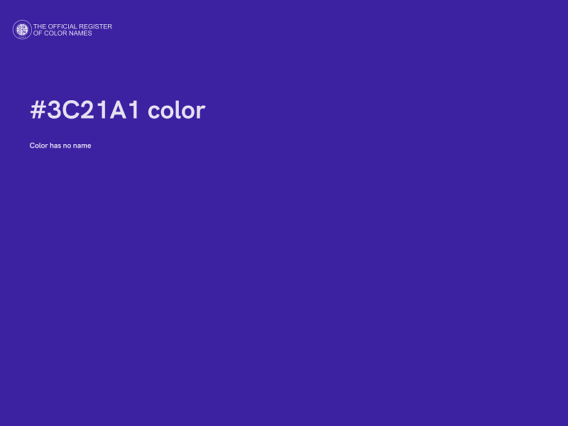 #3C21A1 color image
