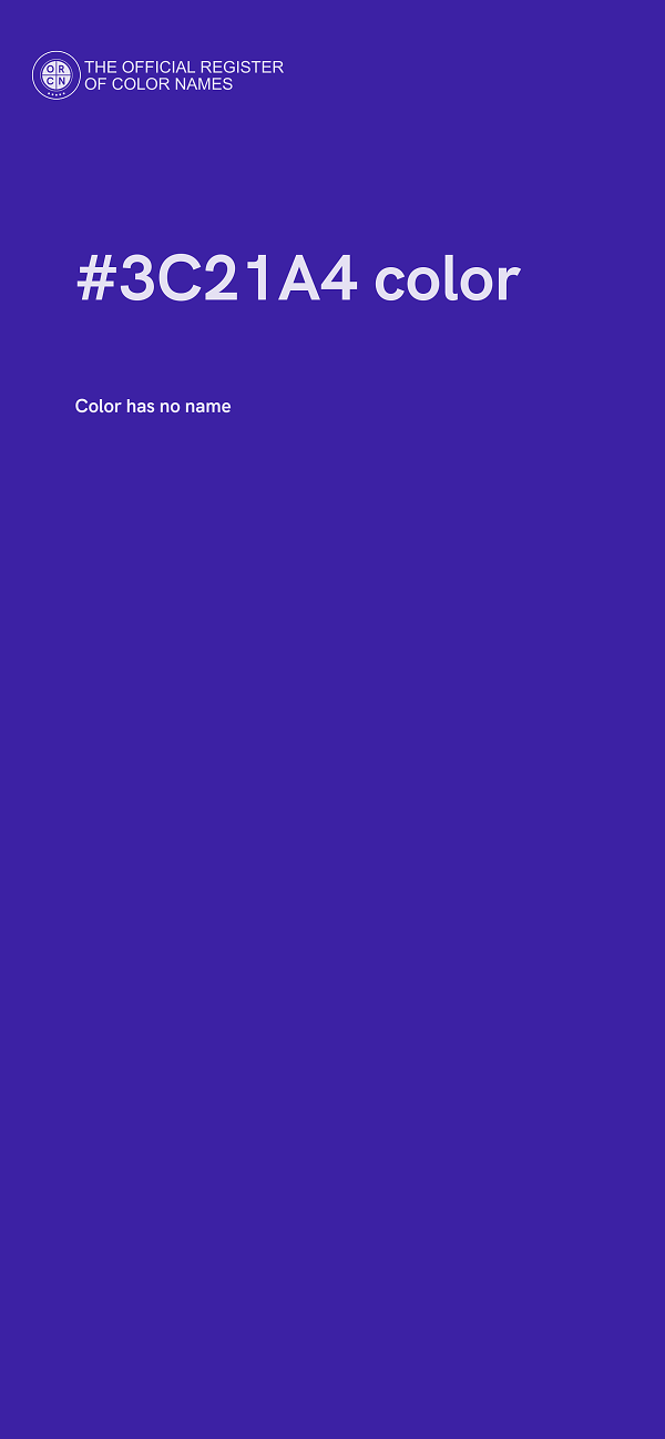 #3C21A4 color image