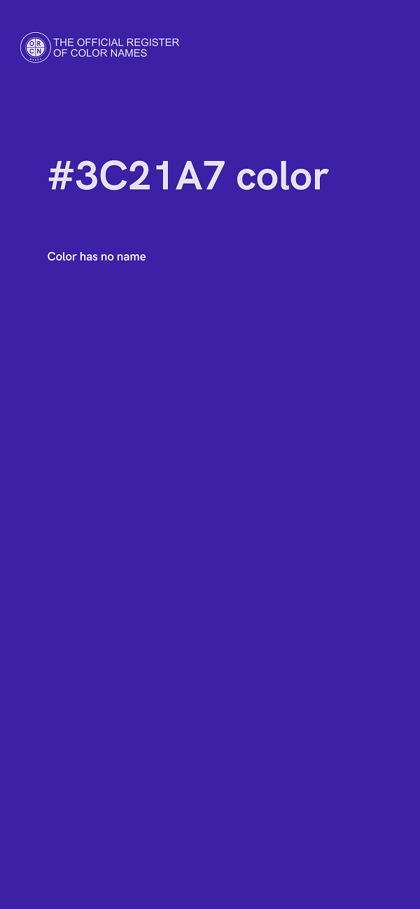 #3C21A7 color image