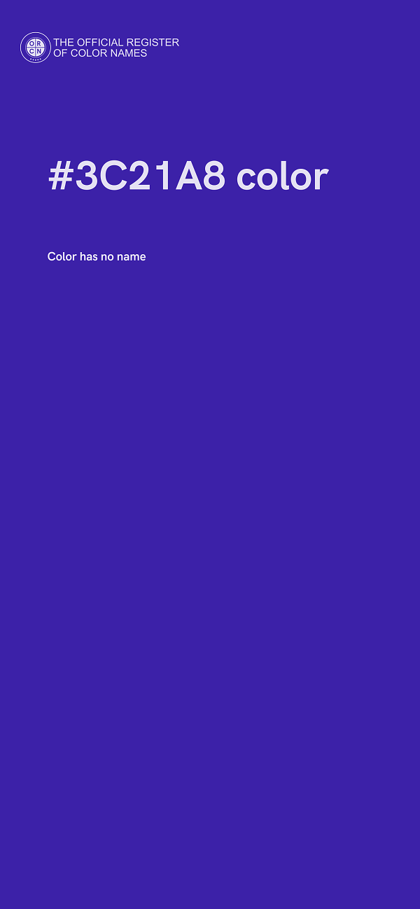 #3C21A8 color image