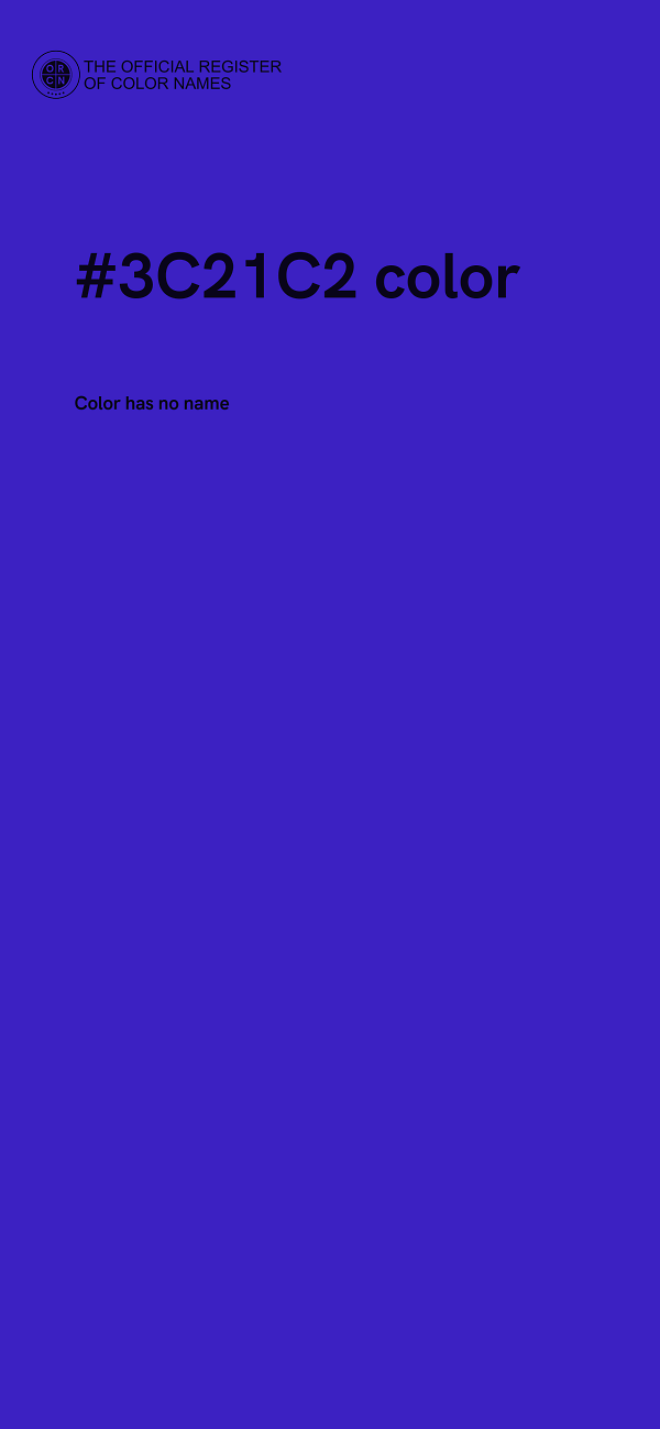 #3C21C2 color image