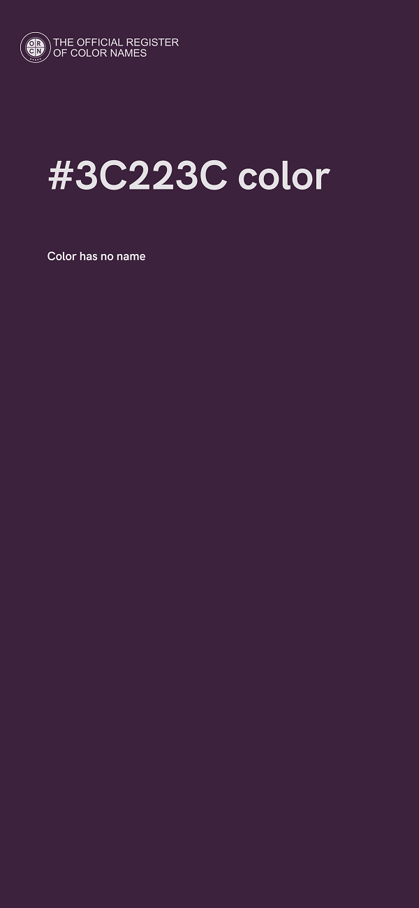 #3C223C color image