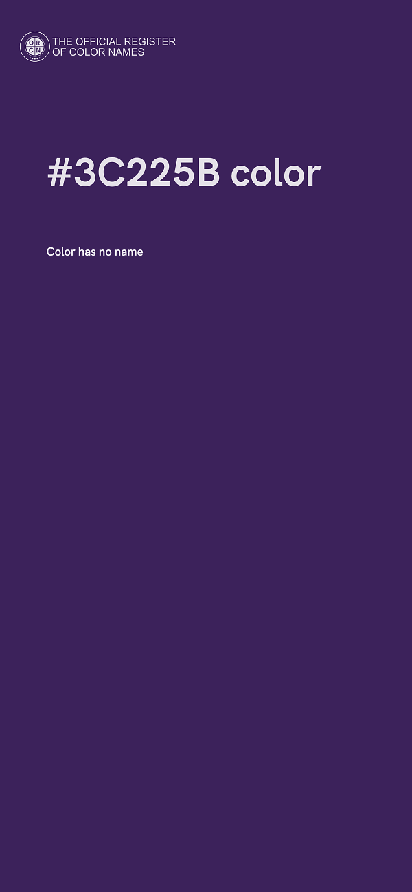 #3C225B color image