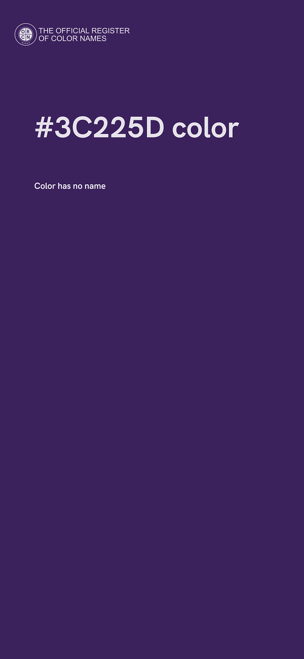 #3C225D color image