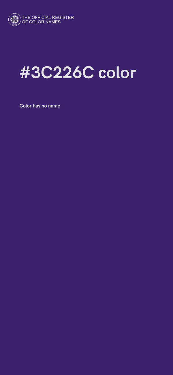#3C226C color image