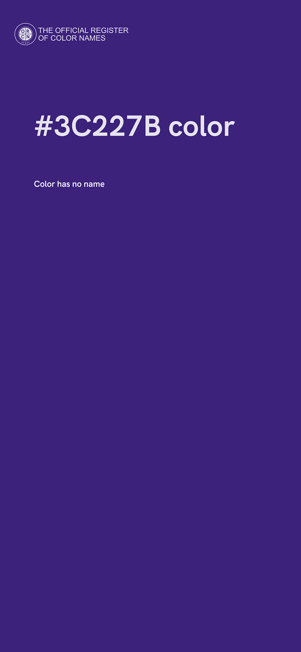 #3C227B color image