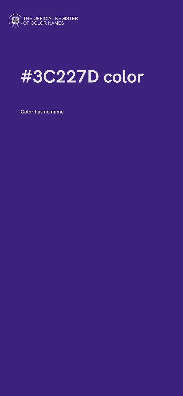 #3C227D color image