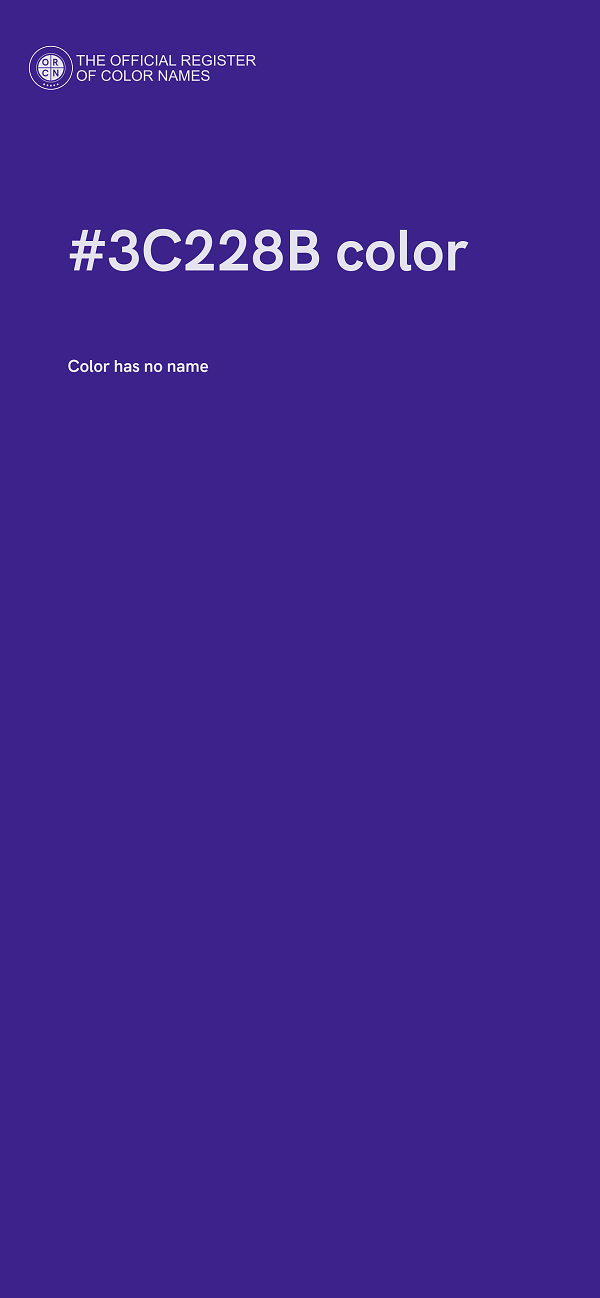 #3C228B color image