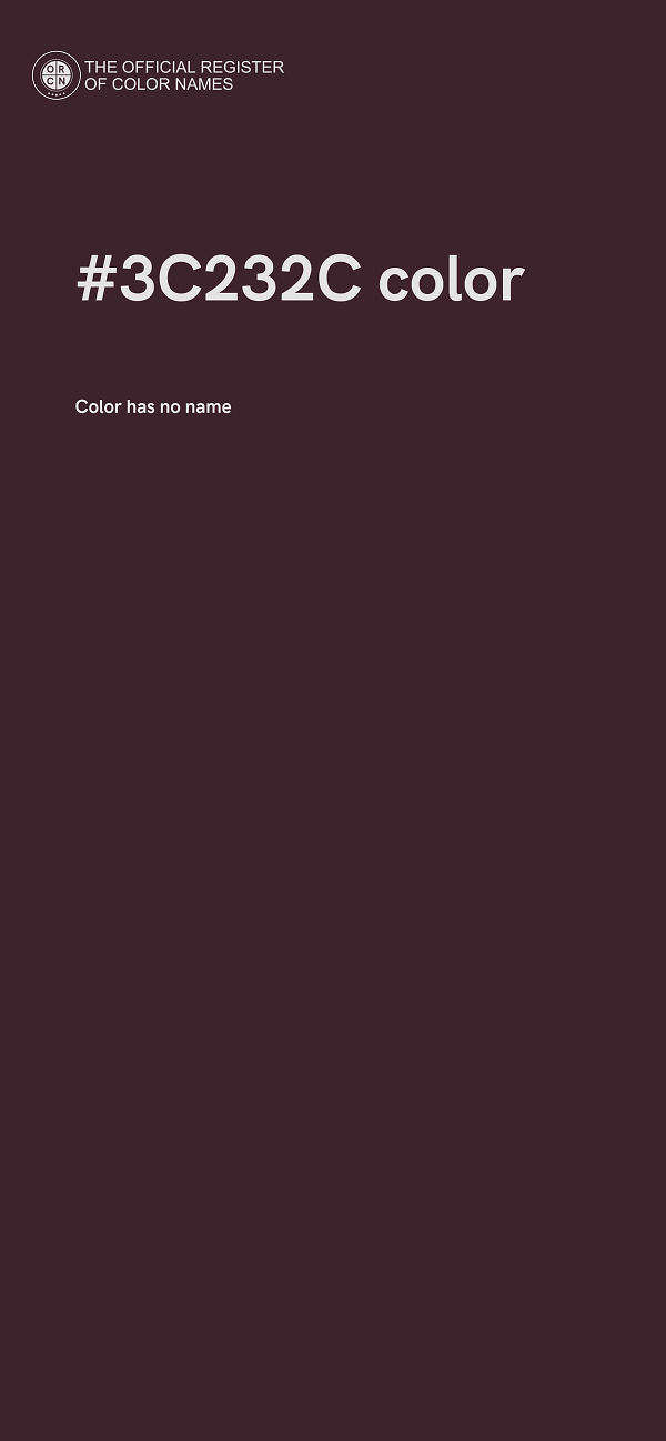 #3C232C color image