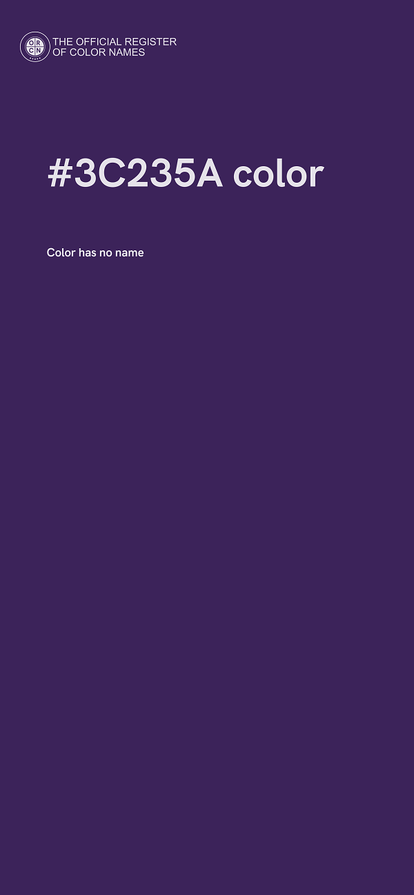 #3C235A color image