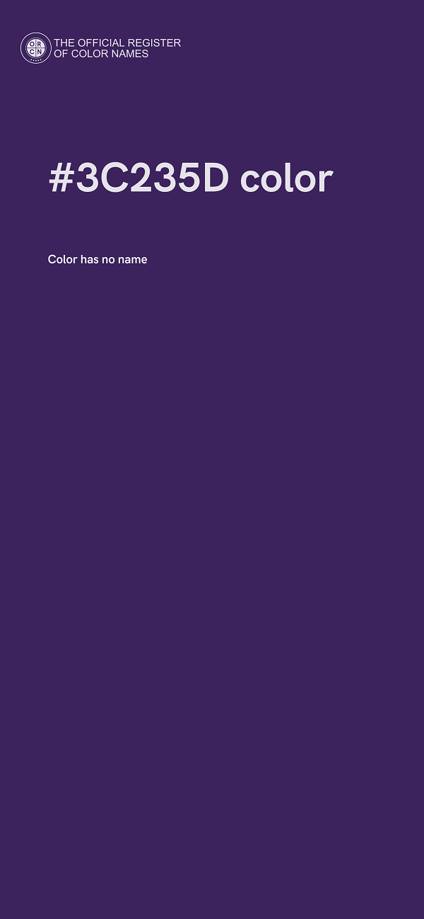 #3C235D color image