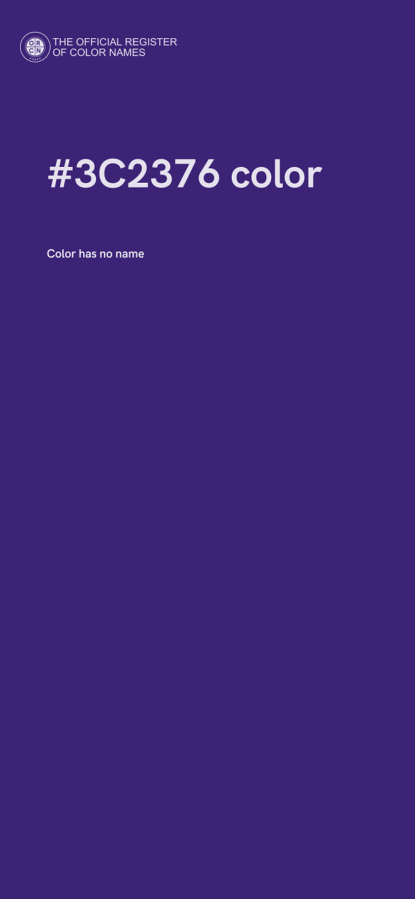 #3C2376 color image
