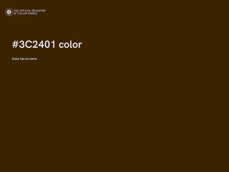#3C2401 color image