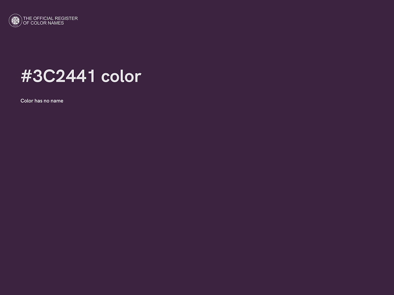 #3C2441 color image