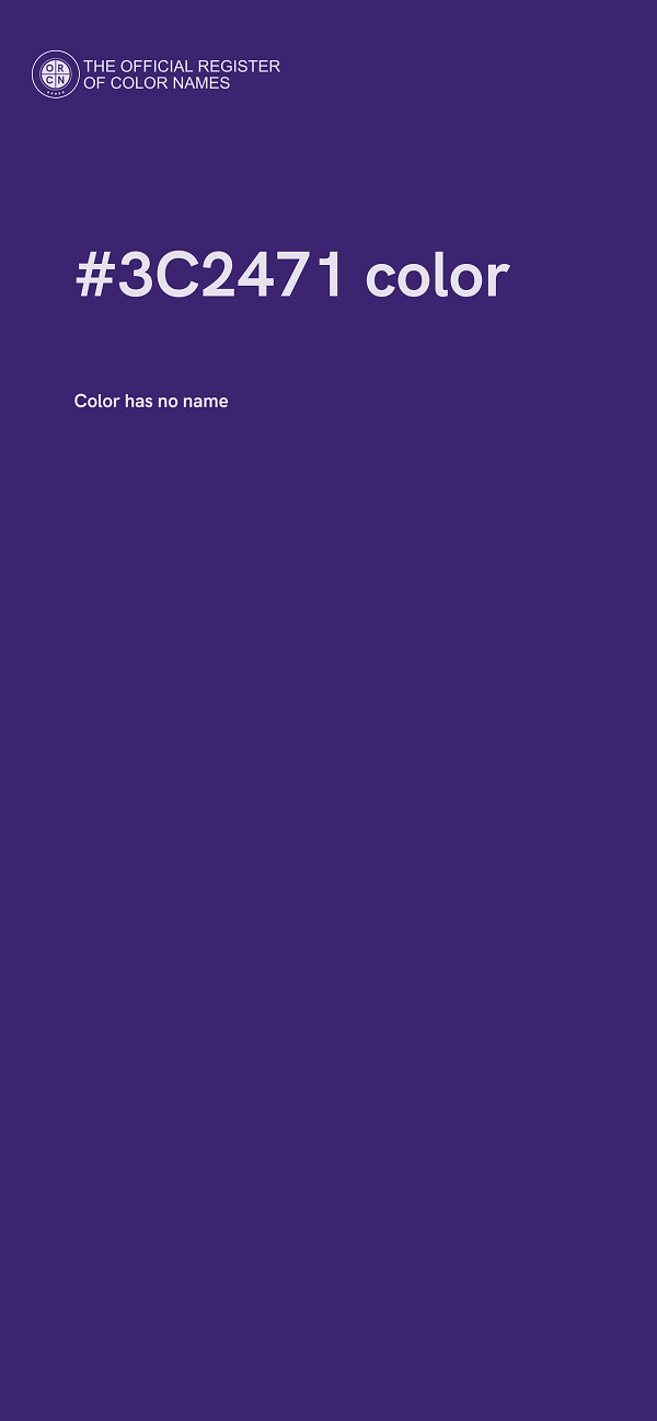 #3C2471 color image