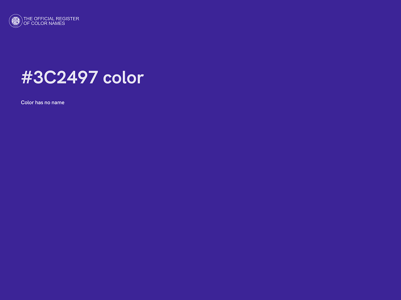 #3C2497 color image