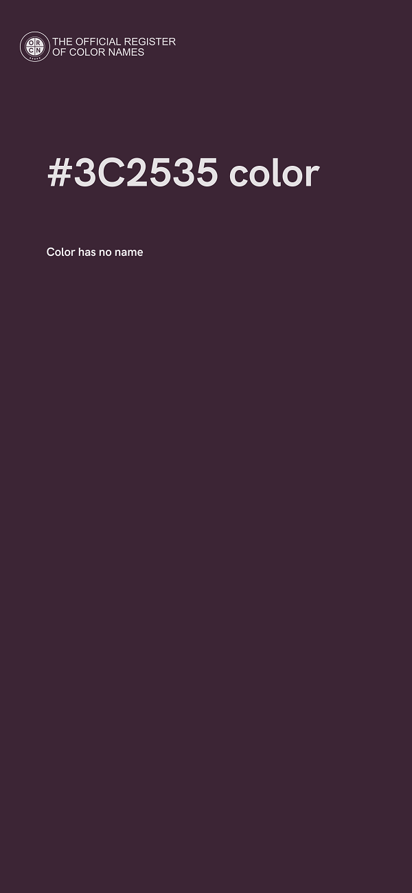 #3C2535 color image