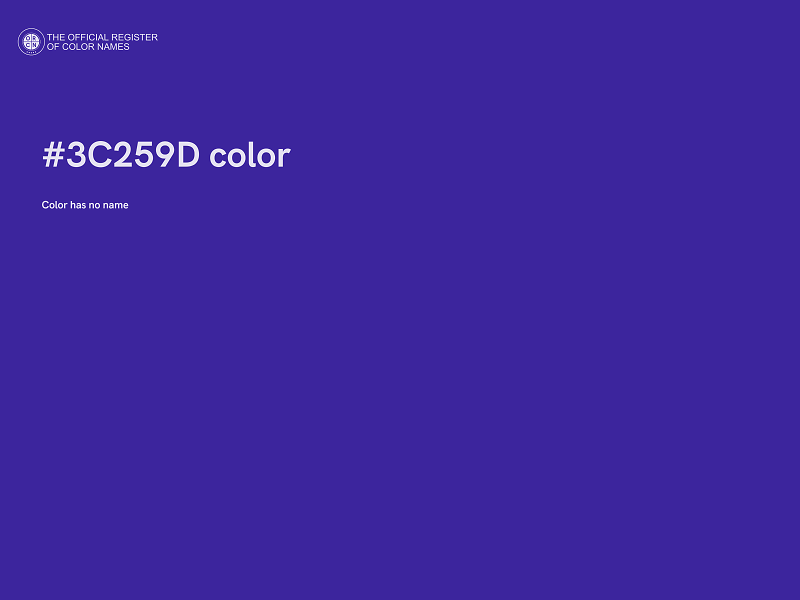 #3C259D color image