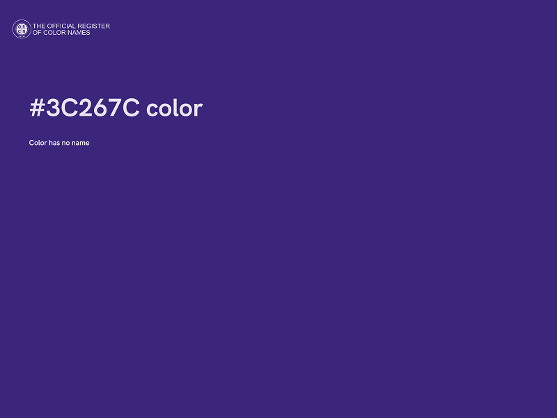 #3C267C color image