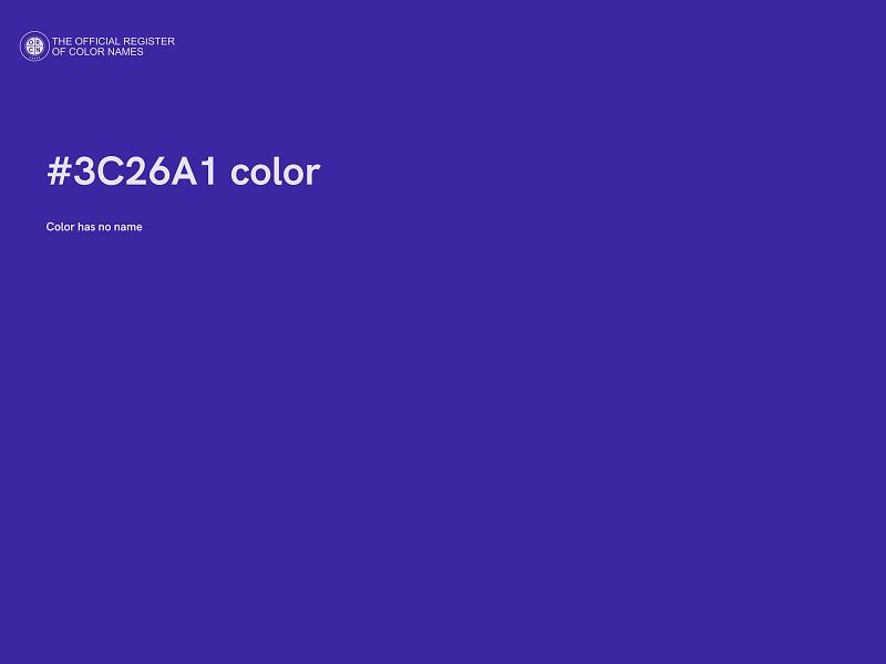 #3C26A1 color image