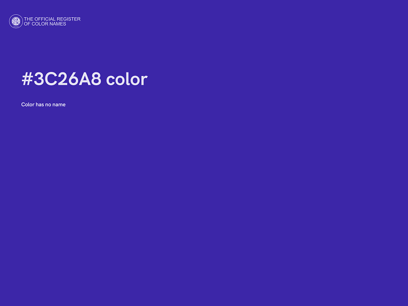#3C26A8 color image