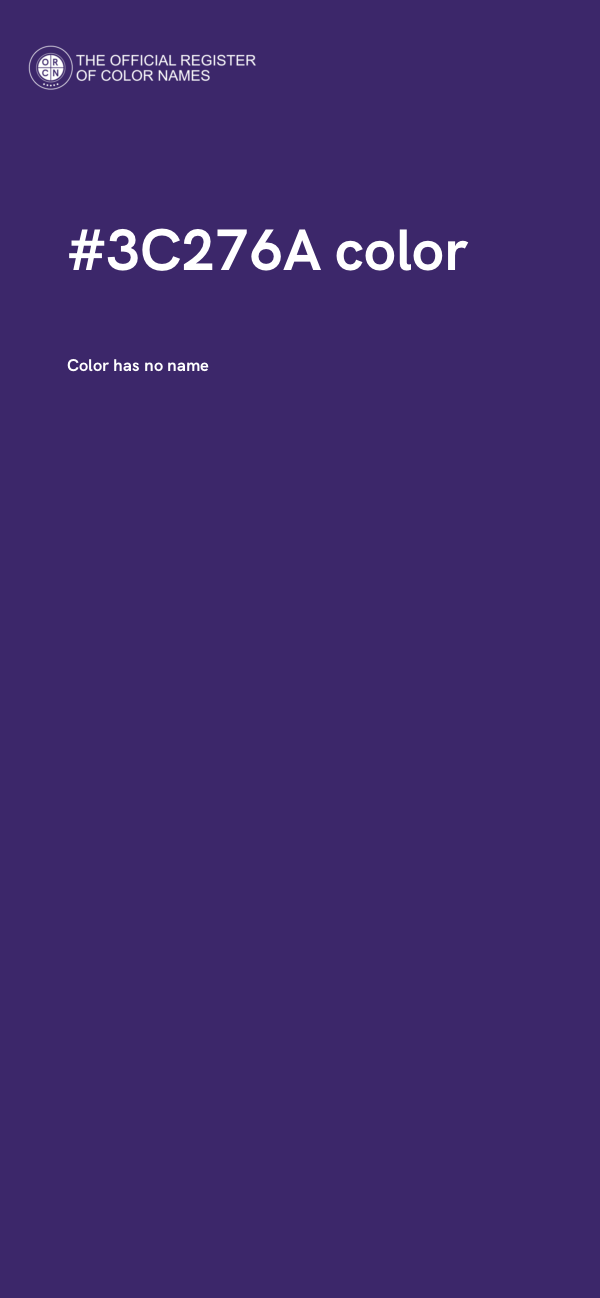 #3C276A color image