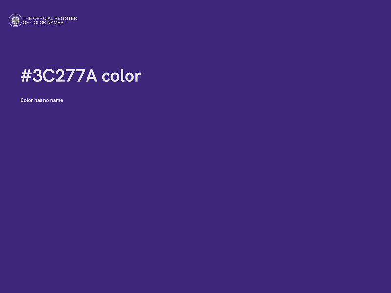 #3C277A color image