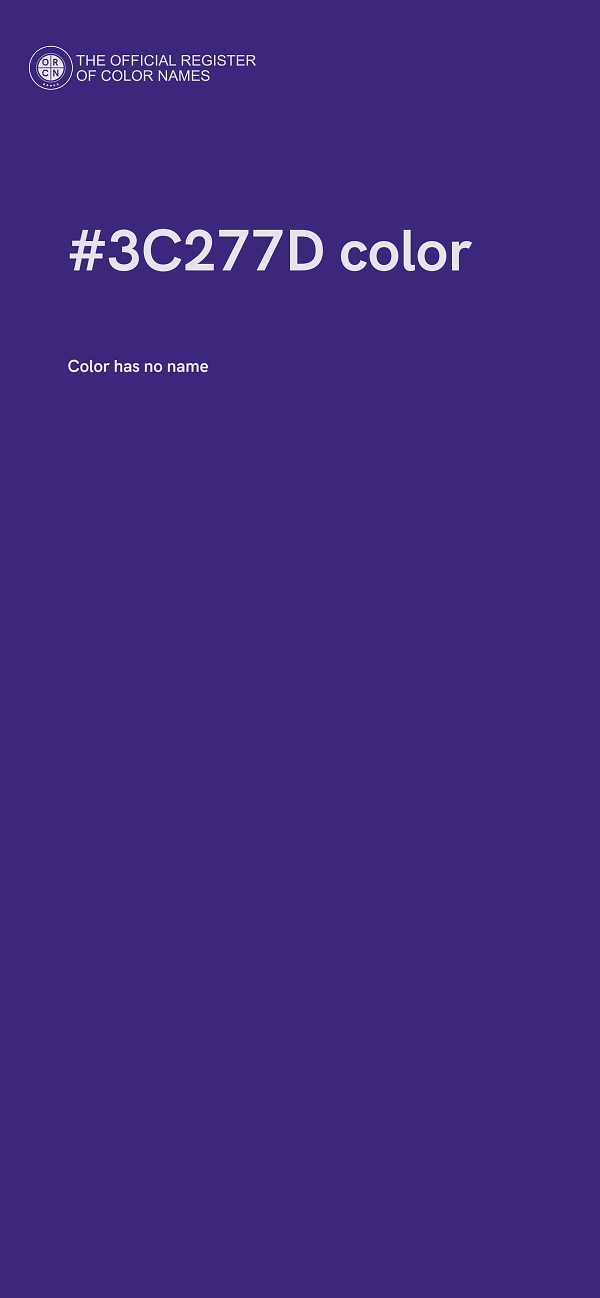 #3C277D color image