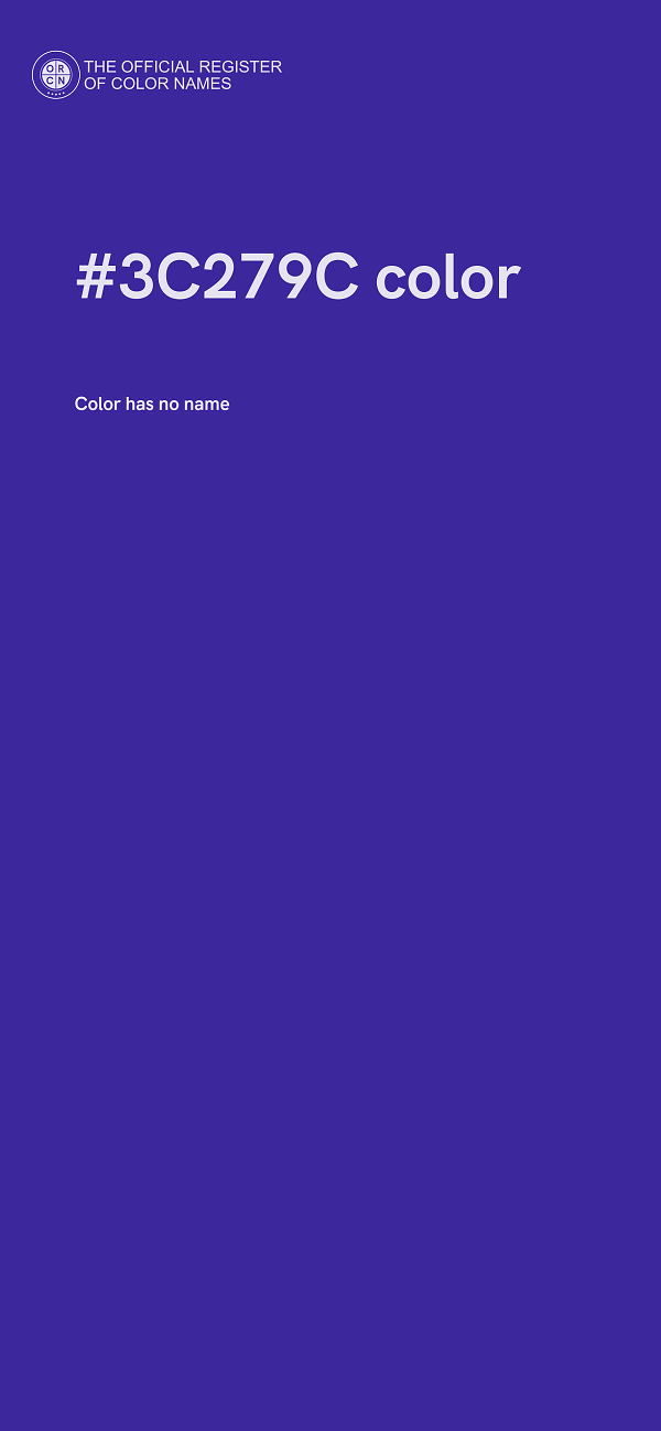 #3C279C color image