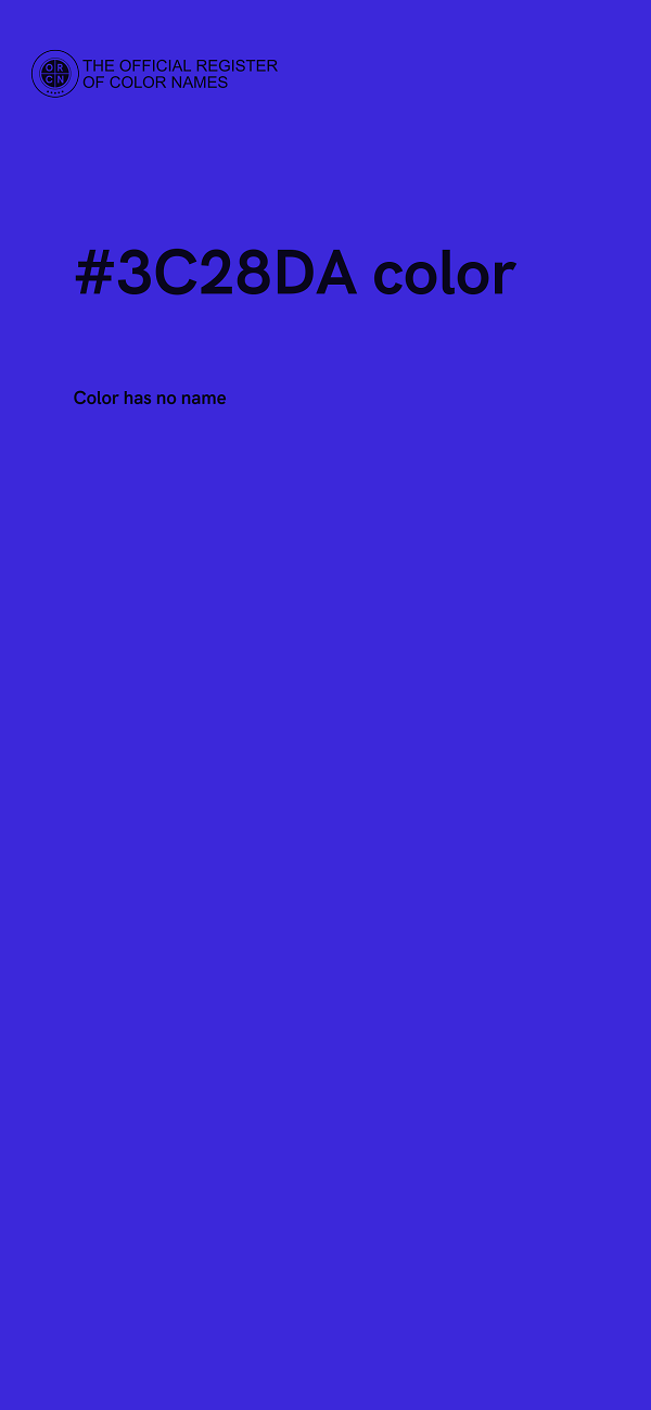 #3C28DA color image