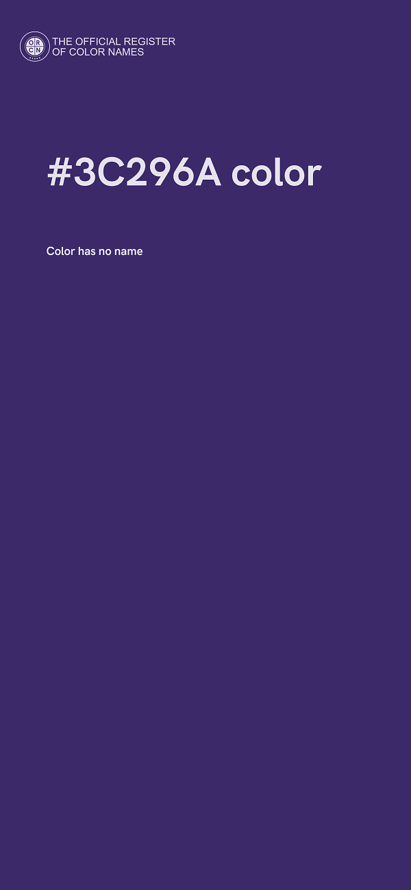 #3C296A color image