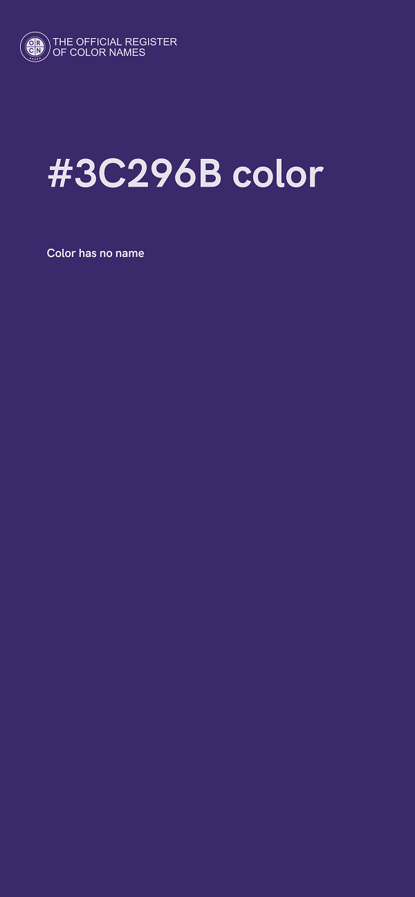 #3C296B color image