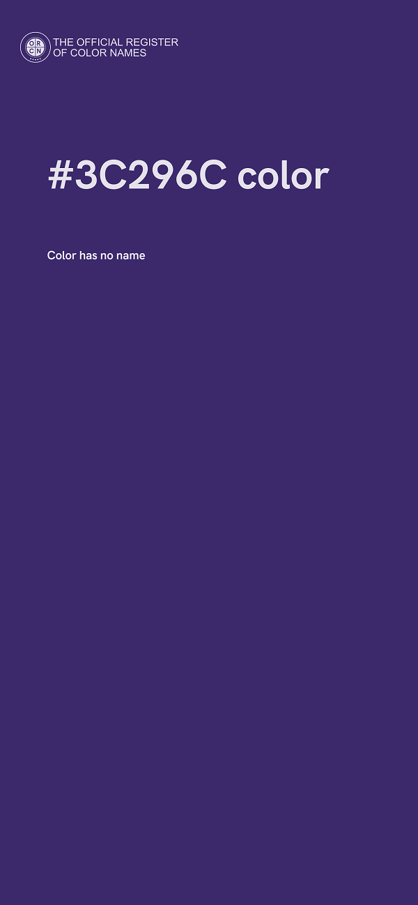 #3C296C color image