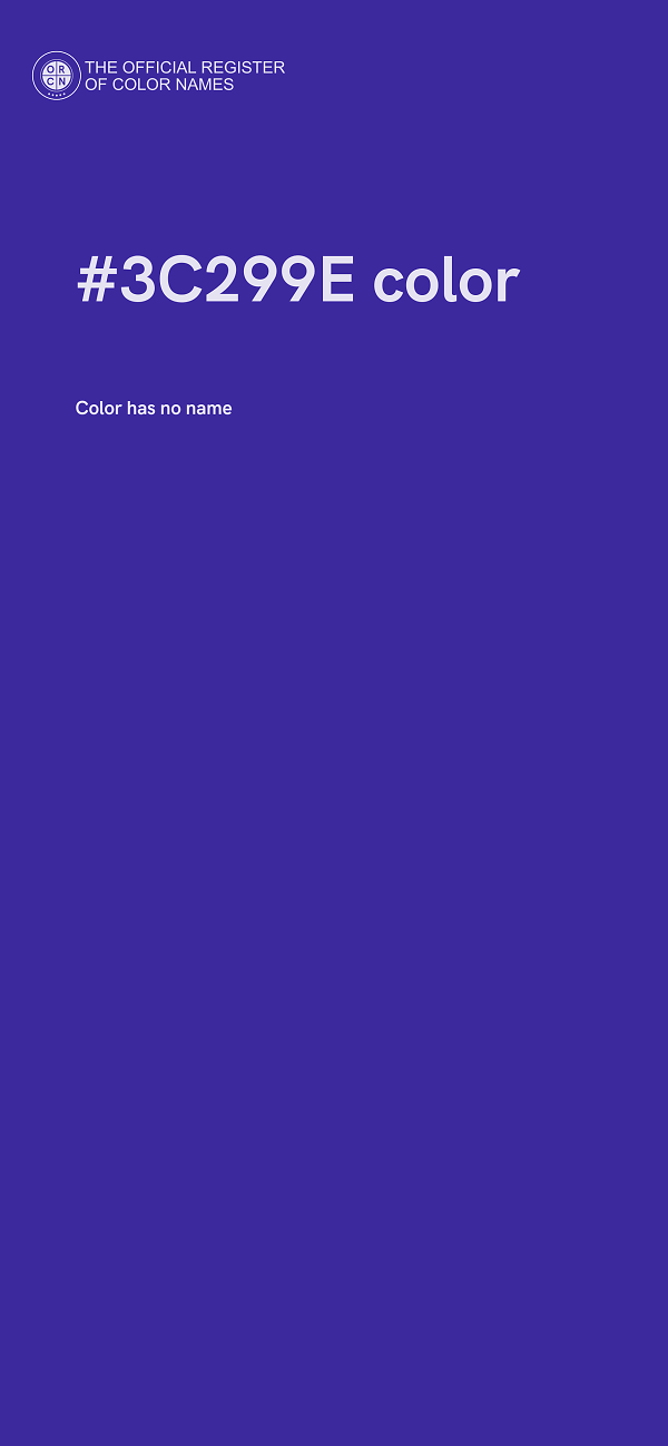 #3C299E color image
