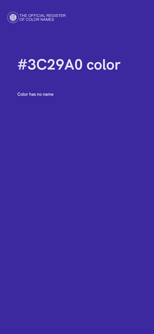 #3C29A0 color image