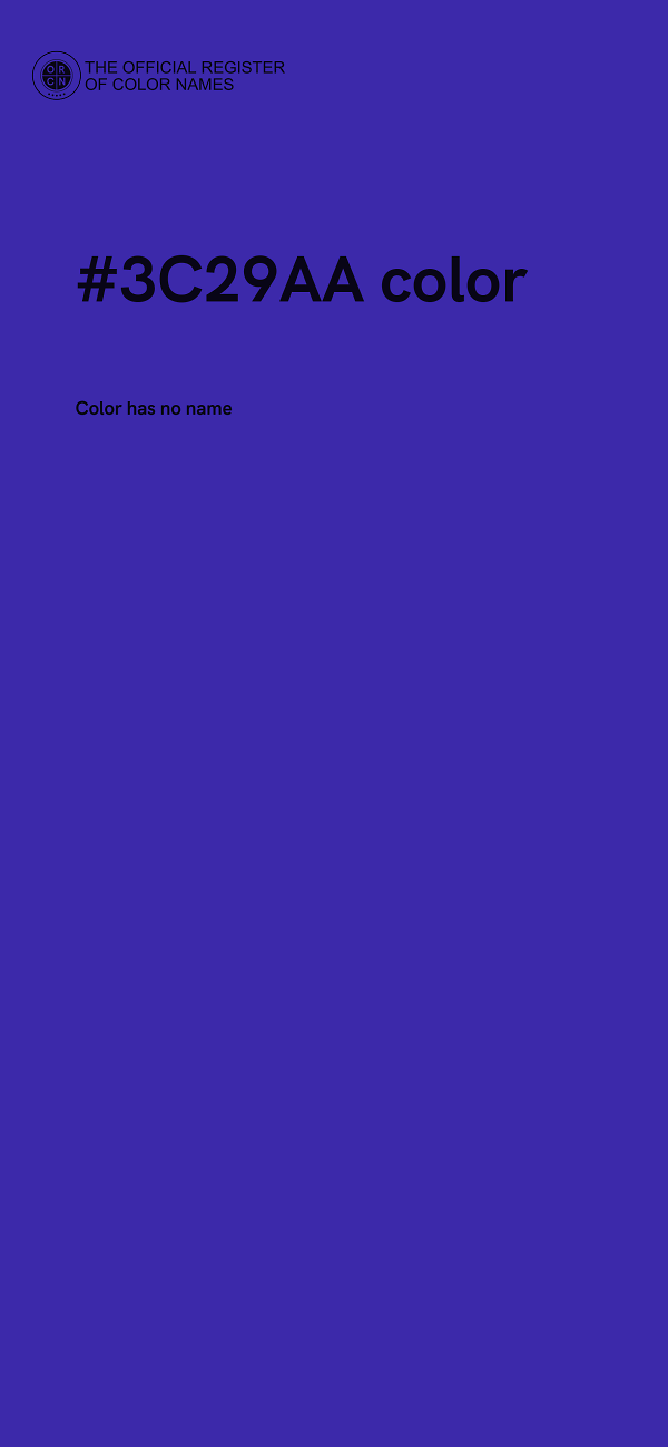 #3C29AA color image