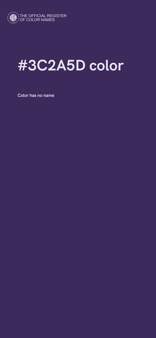 #3C2A5D color image