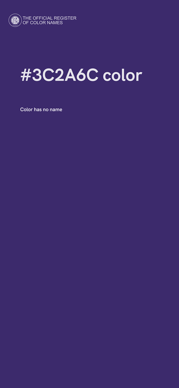 #3C2A6C color image