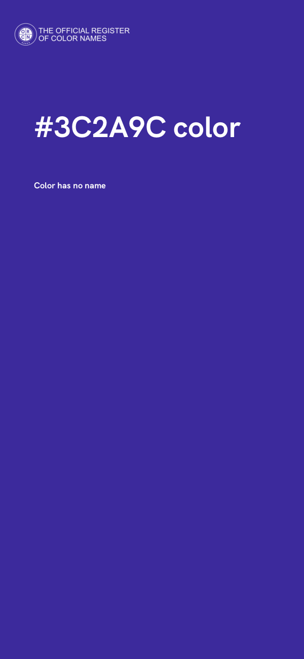 #3C2A9C color image